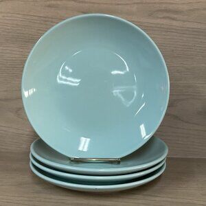 4 Project 62 AVESTA Salad Plates Light Green Sea Foam Stoneware Smooth